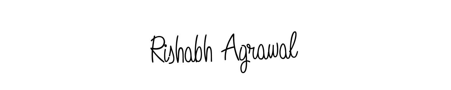 How to make Rishabh Agrawal signature? Angelique-Rose-font-FFP is a professional autograph style. Create handwritten signature for Rishabh Agrawal name. Rishabh Agrawal signature style 5 images and pictures png