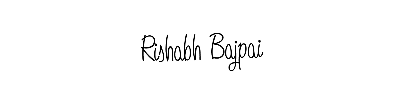 How to Draw Rishabh Bajpai signature style? Angelique-Rose-font-FFP is a latest design signature styles for name Rishabh Bajpai. Rishabh Bajpai signature style 5 images and pictures png