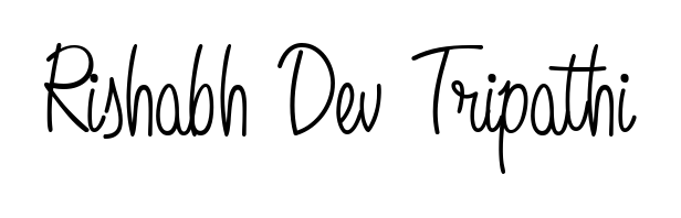 Transform the name Rishabh Dev Tripathi into a signature masterpiece using Angelique-Rose-font-FFP font. Ideal for photographers, artists, and creators looking for watermarks. Rishabh Dev Tripathi signature style 5 images and pictures png