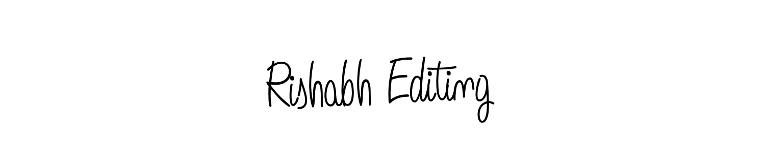 Similarly Angelique-Rose-font-FFP is the best handwritten signature design. Signature creator online .You can use it as an online autograph creator for name Rishabh Editing. Rishabh Editing signature style 5 images and pictures png