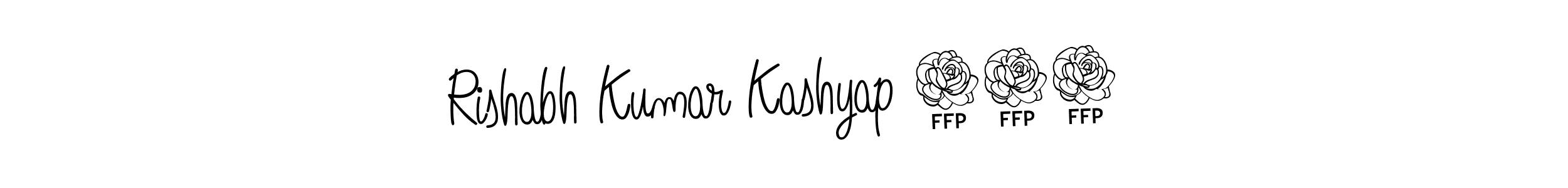 Make a beautiful signature design for name Rishabh Kumar Kashyap 123. Use this online signature maker to create a handwritten signature for free. Rishabh Kumar Kashyap 123 signature style 5 images and pictures png