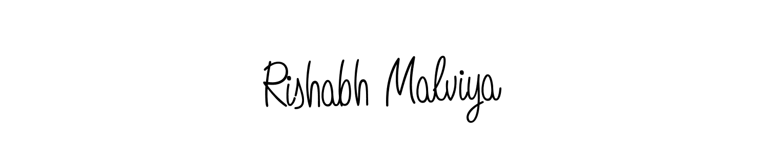 Also we have Rishabh Malviya name is the best signature style. Create professional handwritten signature collection using Angelique-Rose-font-FFP autograph style. Rishabh Malviya signature style 5 images and pictures png