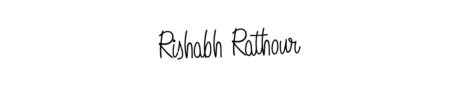 Create a beautiful signature design for name Rishabh Rathour. With this signature (Angelique-Rose-font-FFP) fonts, you can make a handwritten signature for free. Rishabh Rathour signature style 5 images and pictures png