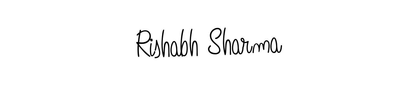 Similarly Angelique-Rose-font-FFP is the best handwritten signature design. Signature creator online .You can use it as an online autograph creator for name Rishabh Sharma. Rishabh Sharma signature style 5 images and pictures png