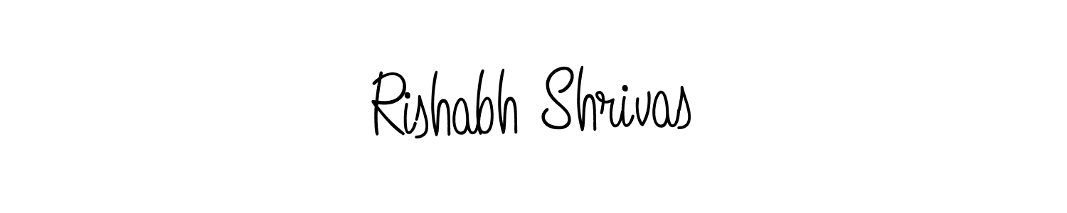 Design your own signature with our free online signature maker. With this signature software, you can create a handwritten (Angelique-Rose-font-FFP) signature for name Rishabh Shrivas. Rishabh Shrivas signature style 5 images and pictures png