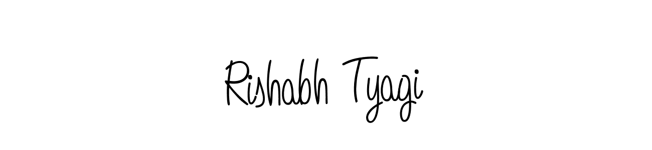 Make a beautiful signature design for name Rishabh Tyagi. Use this online signature maker to create a handwritten signature for free. Rishabh Tyagi signature style 5 images and pictures png