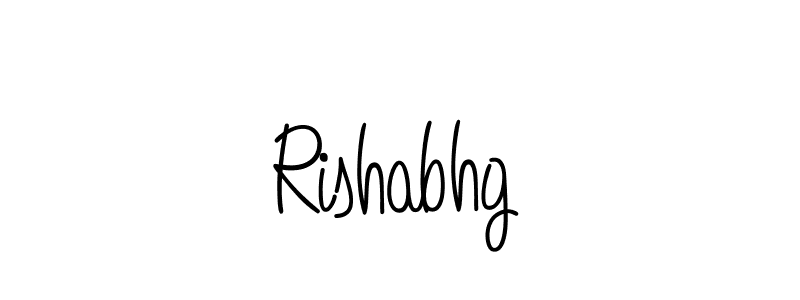 Create a beautiful signature design for name Rishabhg. With this signature (Angelique-Rose-font-FFP) fonts, you can make a handwritten signature for free. Rishabhg signature style 5 images and pictures png