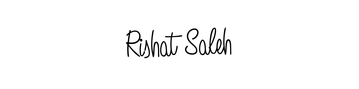 Also we have Rishat Saleh name is the best signature style. Create professional handwritten signature collection using Angelique-Rose-font-FFP autograph style. Rishat Saleh signature style 5 images and pictures png