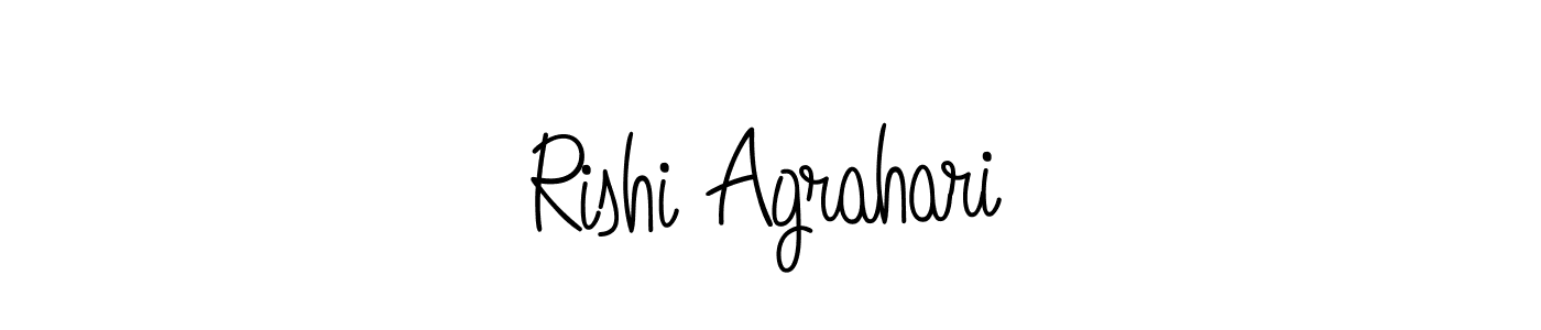 How to Draw Rishi Agrahari signature style? Angelique-Rose-font-FFP is a latest design signature styles for name Rishi Agrahari. Rishi Agrahari signature style 5 images and pictures png