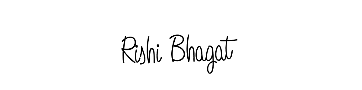 Also we have Rishi Bhagat name is the best signature style. Create professional handwritten signature collection using Angelique-Rose-font-FFP autograph style. Rishi Bhagat signature style 5 images and pictures png