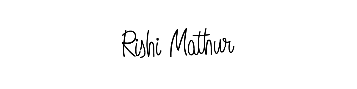Best and Professional Signature Style for Rishi Mathur. Angelique-Rose-font-FFP Best Signature Style Collection. Rishi Mathur signature style 5 images and pictures png