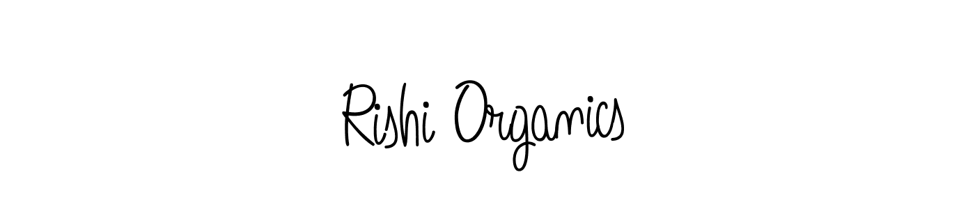 Create a beautiful signature design for name Rishi Organics. With this signature (Angelique-Rose-font-FFP) fonts, you can make a handwritten signature for free. Rishi Organics signature style 5 images and pictures png