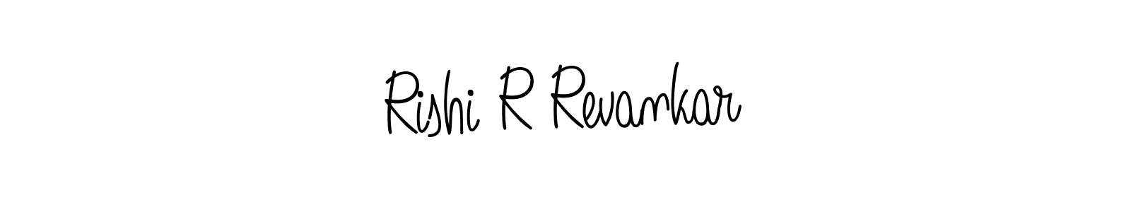Rishi R Revankar stylish signature style. Best Handwritten Sign (Angelique-Rose-font-FFP) for my name. Handwritten Signature Collection Ideas for my name Rishi R Revankar. Rishi R Revankar signature style 5 images and pictures png
