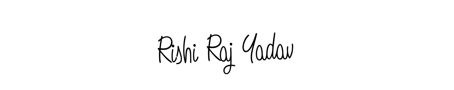 Make a beautiful signature design for name Rishi Raj Yadav. With this signature (Angelique-Rose-font-FFP) style, you can create a handwritten signature for free. Rishi Raj Yadav signature style 5 images and pictures png