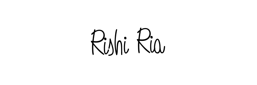 Also we have Rishi Ria name is the best signature style. Create professional handwritten signature collection using Angelique-Rose-font-FFP autograph style. Rishi Ria signature style 5 images and pictures png