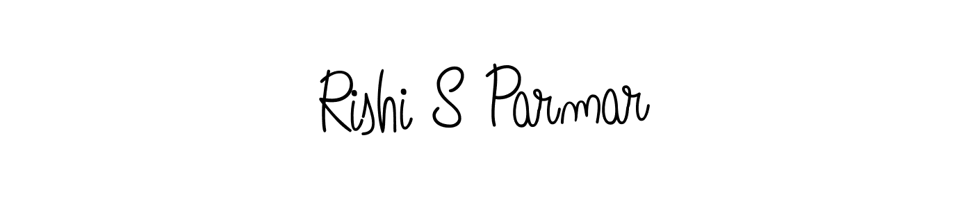 Best and Professional Signature Style for Rishi S Parmar. Angelique-Rose-font-FFP Best Signature Style Collection. Rishi S Parmar signature style 5 images and pictures png