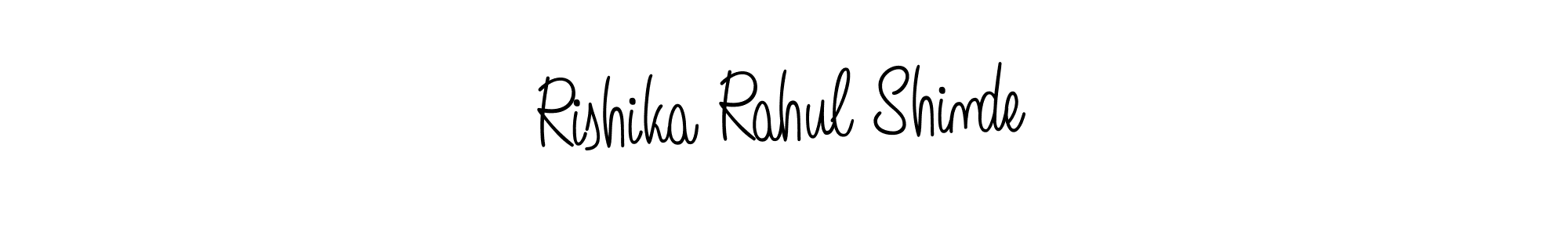 Use a signature maker to create a handwritten signature online. With this signature software, you can design (Angelique-Rose-font-FFP) your own signature for name Rishika Rahul Shinde. Rishika Rahul Shinde signature style 5 images and pictures png