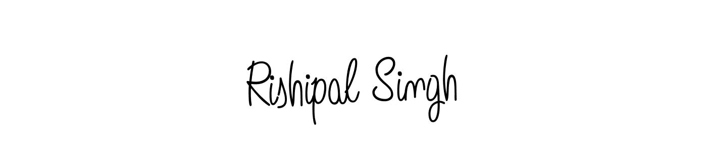 You should practise on your own different ways (Angelique-Rose-font-FFP) to write your name (Rishipal Singh) in signature. don't let someone else do it for you. Rishipal Singh signature style 5 images and pictures png