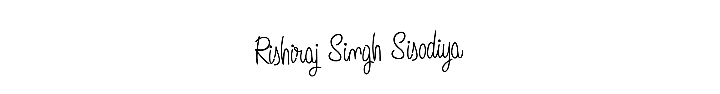 Design your own signature with our free online signature maker. With this signature software, you can create a handwritten (Angelique-Rose-font-FFP) signature for name Rishiraj Singh Sisodiya. Rishiraj Singh Sisodiya signature style 5 images and pictures png