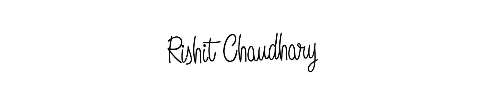 Also we have Rishit Chaudhary name is the best signature style. Create professional handwritten signature collection using Angelique-Rose-font-FFP autograph style. Rishit Chaudhary signature style 5 images and pictures png