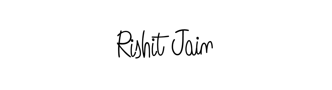 Also we have Rishit Jain name is the best signature style. Create professional handwritten signature collection using Angelique-Rose-font-FFP autograph style. Rishit Jain signature style 5 images and pictures png