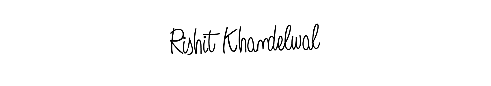 You can use this online signature creator to create a handwritten signature for the name Rishit Khandelwal. This is the best online autograph maker. Rishit Khandelwal signature style 5 images and pictures png