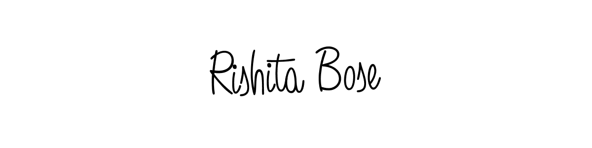 Make a beautiful signature design for name Rishita Bose. Use this online signature maker to create a handwritten signature for free. Rishita Bose signature style 5 images and pictures png