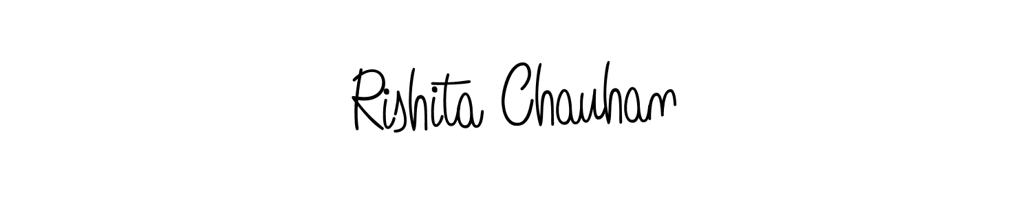 Make a beautiful signature design for name Rishita Chauhan. Use this online signature maker to create a handwritten signature for free. Rishita Chauhan signature style 5 images and pictures png
