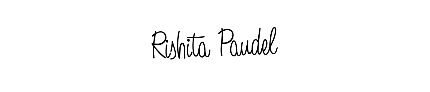 It looks lik you need a new signature style for name Rishita Paudel. Design unique handwritten (Angelique-Rose-font-FFP) signature with our free signature maker in just a few clicks. Rishita Paudel signature style 5 images and pictures png