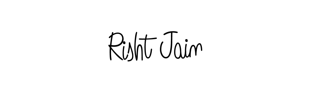 Once you've used our free online signature maker to create your best signature Angelique-Rose-font-FFP style, it's time to enjoy all of the benefits that Risht Jain name signing documents. Risht Jain signature style 5 images and pictures png