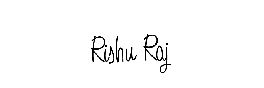 Also we have Rishu Raj name is the best signature style. Create professional handwritten signature collection using Angelique-Rose-font-FFP autograph style. Rishu Raj signature style 5 images and pictures png