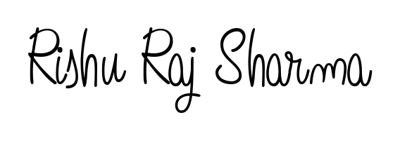 Use a signature maker to create a handwritten signature online. With this signature software, you can design (Angelique-Rose-font-FFP) your own signature for name Rishu Raj Sharma. Rishu Raj Sharma signature style 5 images and pictures png