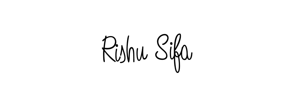 Also You can easily find your signature by using the search form. We will create Rishu Sifa name handwritten signature images for you free of cost using Angelique-Rose-font-FFP sign style. Rishu Sifa signature style 5 images and pictures png