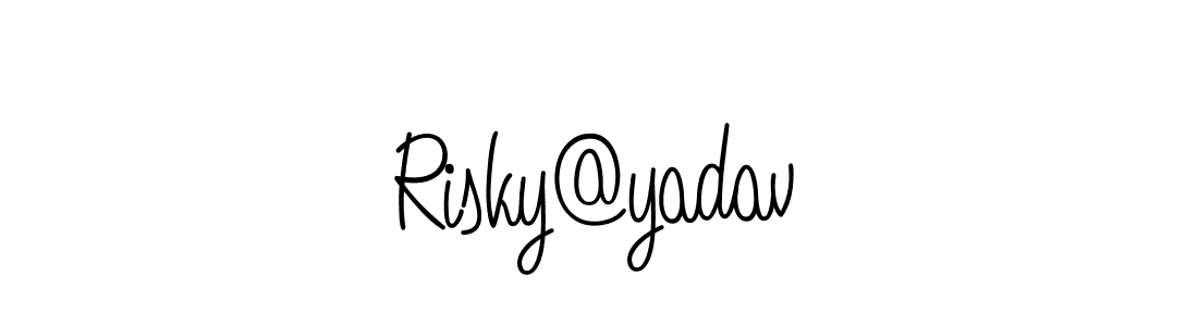 Similarly Angelique-Rose-font-FFP is the best handwritten signature design. Signature creator online .You can use it as an online autograph creator for name Risky@yadav. Risky@yadav signature style 5 images and pictures png