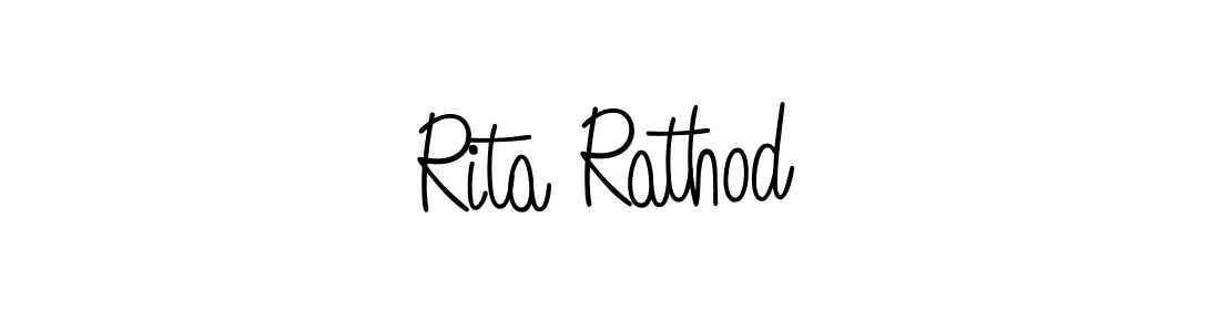 The best way (Angelique-Rose-font-FFP) to make a short signature is to pick only two or three words in your name. The name Rita Rathod include a total of six letters. For converting this name. Rita Rathod signature style 5 images and pictures png