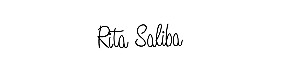 Angelique-Rose-font-FFP is a professional signature style that is perfect for those who want to add a touch of class to their signature. It is also a great choice for those who want to make their signature more unique. Get Rita Saliba name to fancy signature for free. Rita Saliba signature style 5 images and pictures png
