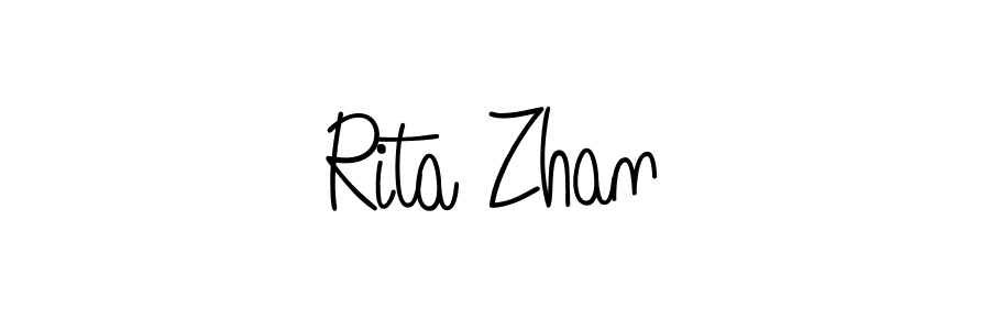 This is the best signature style for the Rita Zhan name. Also you like these signature font (Angelique-Rose-font-FFP). Mix name signature. Rita Zhan signature style 5 images and pictures png