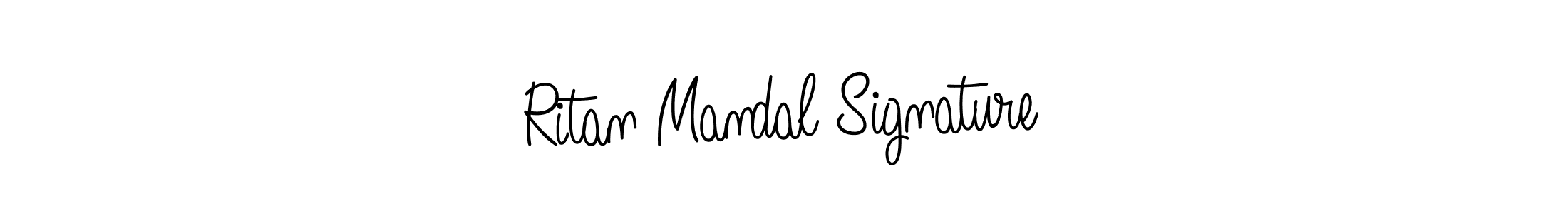 Create a beautiful signature design for name Ritan Mandal Signature. With this signature (Angelique-Rose-font-FFP) fonts, you can make a handwritten signature for free. Ritan Mandal Signature signature style 5 images and pictures png