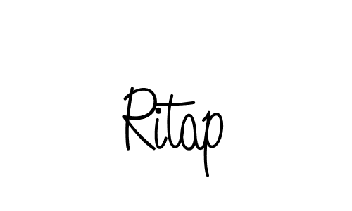 Also we have Ritap name is the best signature style. Create professional handwritten signature collection using Angelique-Rose-font-FFP autograph style. Ritap signature style 5 images and pictures png