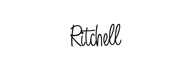 Also we have Ritchell name is the best signature style. Create professional handwritten signature collection using Angelique-Rose-font-FFP autograph style. Ritchell signature style 5 images and pictures png
