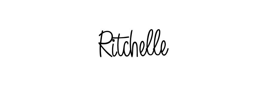 Here are the top 10 professional signature styles for the name Ritchelle. These are the best autograph styles you can use for your name. Ritchelle signature style 5 images and pictures png