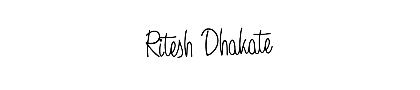 Make a beautiful signature design for name Ritesh Dhakate. Use this online signature maker to create a handwritten signature for free. Ritesh Dhakate signature style 5 images and pictures png