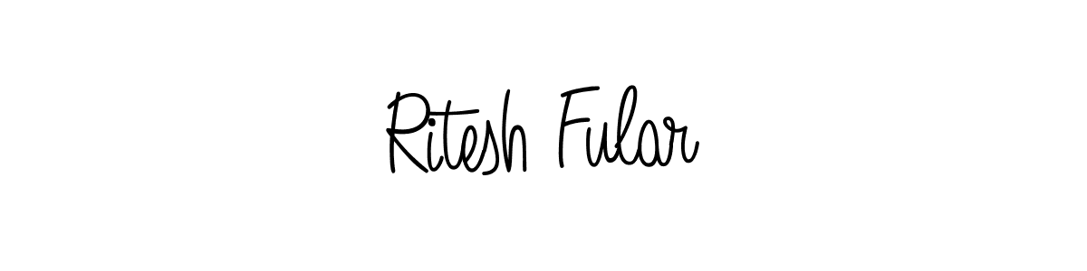 Once you've used our free online signature maker to create your best signature Angelique-Rose-font-FFP style, it's time to enjoy all of the benefits that Ritesh Fular name signing documents. Ritesh Fular signature style 5 images and pictures png