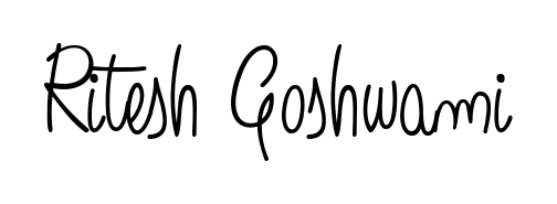 A classic penmanship look for Ritesh Goshwami. The Angelique-Rose-font-FFP font brings timeless elegance and confidence to every signed document. Ritesh Goshwami signature style 5 images and pictures png
