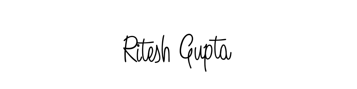 Angelique-Rose-font-FFP is a professional signature style that is perfect for those who want to add a touch of class to their signature. It is also a great choice for those who want to make their signature more unique. Get Ritesh Gupta name to fancy signature for free. Ritesh Gupta signature style 5 images and pictures png