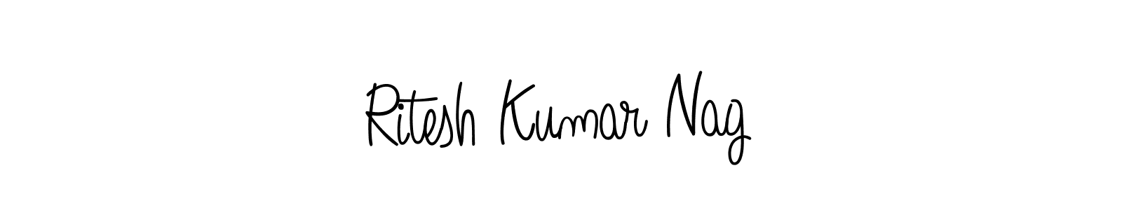 Ritesh Kumar Nag stylish signature style. Best Handwritten Sign (Angelique-Rose-font-FFP) for my name. Handwritten Signature Collection Ideas for my name Ritesh Kumar Nag. Ritesh Kumar Nag signature style 5 images and pictures png