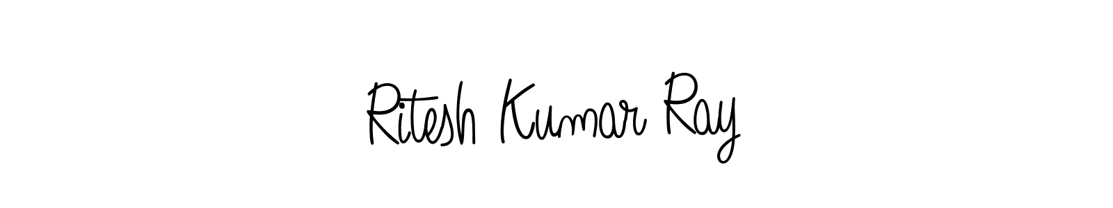 Also we have Ritesh Kumar Ray name is the best signature style. Create professional handwritten signature collection using Angelique-Rose-font-FFP autograph style. Ritesh Kumar Ray signature style 5 images and pictures png