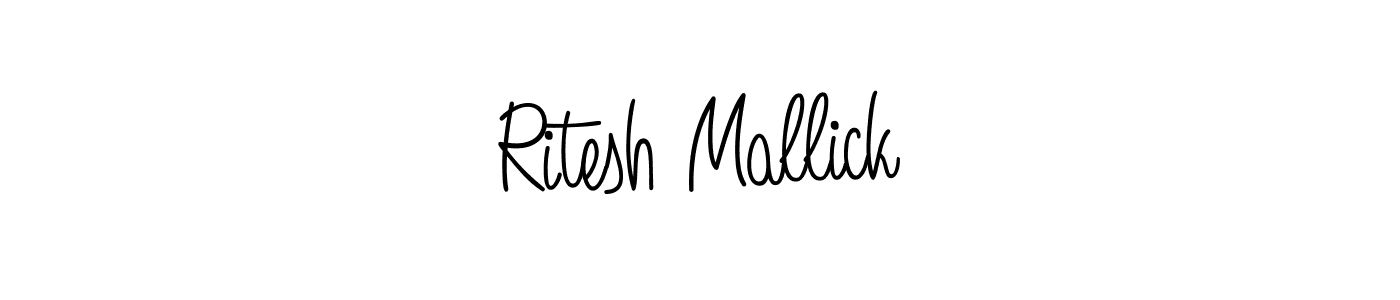 It looks lik you need a new signature style for name Ritesh Mallick. Design unique handwritten (Angelique-Rose-font-FFP) signature with our free signature maker in just a few clicks. Ritesh Mallick signature style 5 images and pictures png