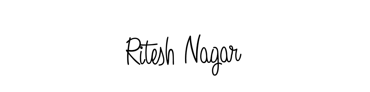 This is the best signature style for the Ritesh Nagar name. Also you like these signature font (Angelique-Rose-font-FFP). Mix name signature. Ritesh Nagar signature style 5 images and pictures png