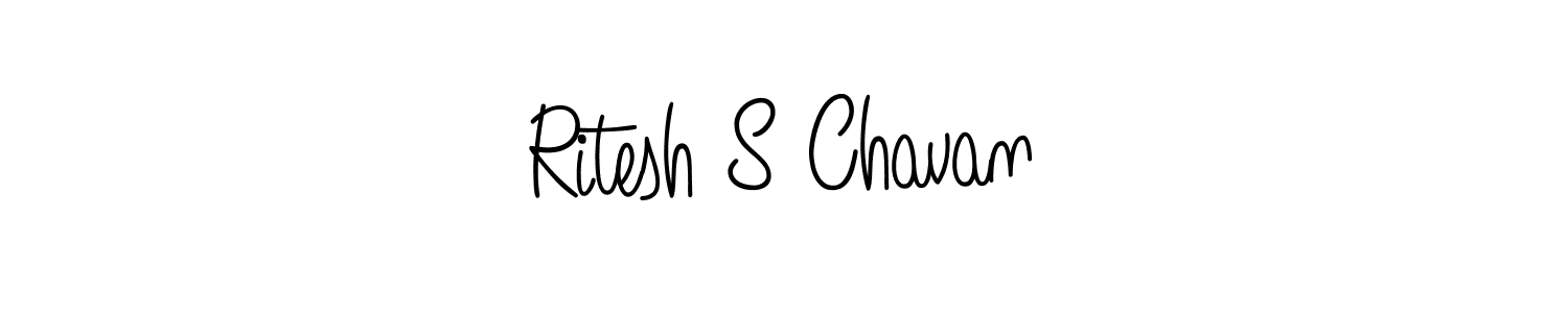 if you are searching for the best signature style for your name Ritesh S Chavan. so please give up your signature search. here we have designed multiple signature styles  using Angelique-Rose-font-FFP. Ritesh S Chavan signature style 5 images and pictures png